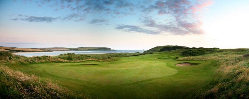 View of St Enodoc Golf Club links course